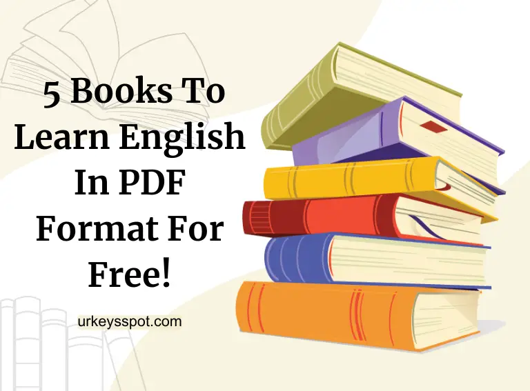 5 free PDF books to learn English