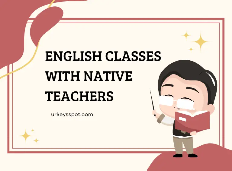 English classes with native teachers