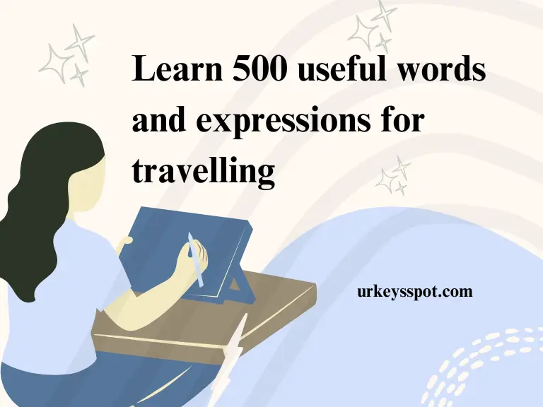 500 travel words and expressions